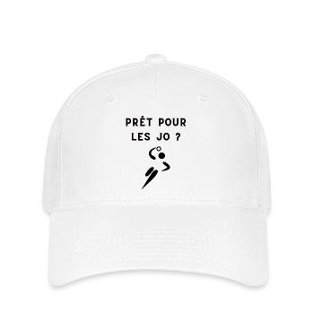 Prêt pour le sport ? - Casquette Flexfit - blanc - Devant