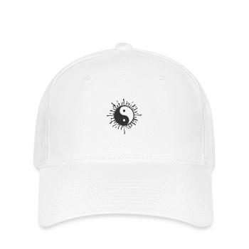 Yin mit Yang Gleichgewicht Symbol - Flexfit Cap - Weiß - Vorne