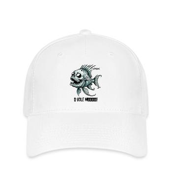 Zombie, Squelette, Crâne, Opérettes, Poisson - Casquette Flexfit - blanc - Devant