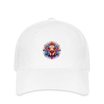 Highland Cow - Magical Meadow - Flexfit Cap - white - Front