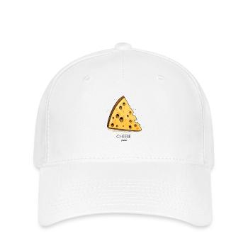 Simple Cheese - Flexfit Cap - white - Front