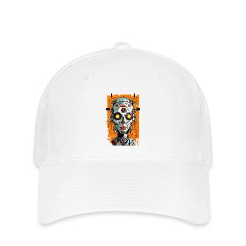 Cyborg Guy : Avenir de la science-fiction - Casquette Flexfit - blanc - Devant