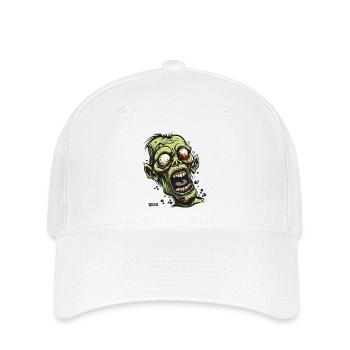 Le zombie rieur, pas beau - Casquette Flexfit - blanc - Devant