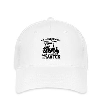 Ne ronfle pas, je rêve que je suis un tract - Casquette Flexfit - blanc - Devant
