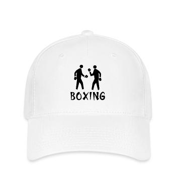 Boxen - Flexfit Cap - Weiß - Vorne