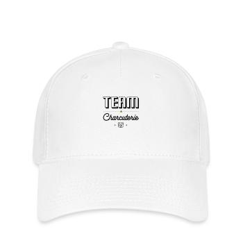 Team Charcuterie, für Charcuterie-Fans - Flexfit Cap - Weiß - Vorne