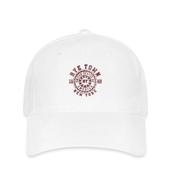 Ville de seigle NY | Voyage à New York et cadeau souvenir - Casquette Flexfit - blanc - Devant