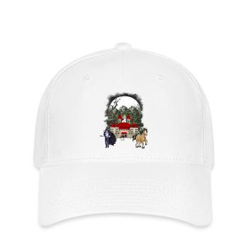 Château Cheval Fantaisie Conte De Fées Conte De Fées Personnage Château - Casquette Flexfit - blanc - Devant