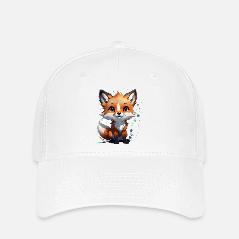 Kleiner süßer Fuchs - Flexfit Cap - Weiß