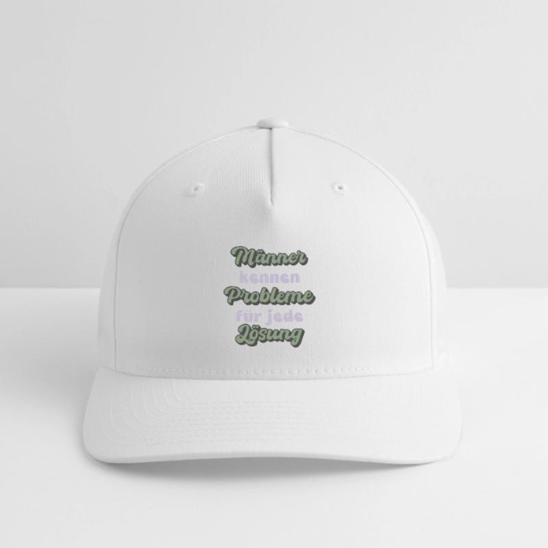 Men know problems for every solution Flexfit Cap