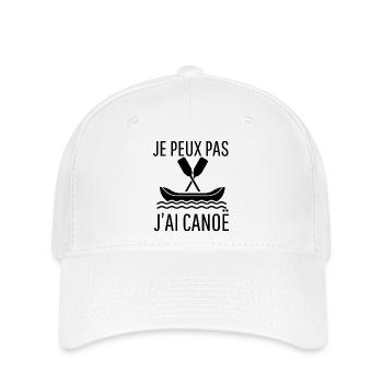 I CAN'T I CANOE - Flexfit Cap - white - Front