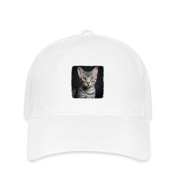 Egyptian Mau Kitten Cat Egyptian Mau - Flexfit Cap - white - Front
