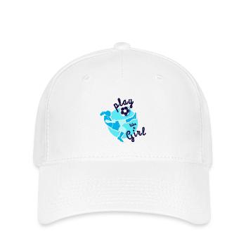 Frauenfußball - Flexfit Cap - Weiß - Vorne
