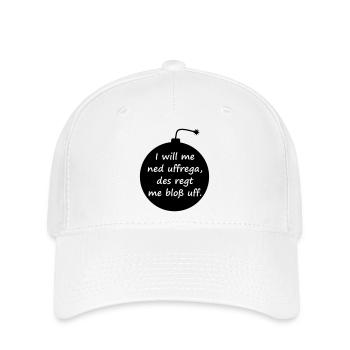 Explode with serenity - Swabian saying - Flexfit Cap - white - Front