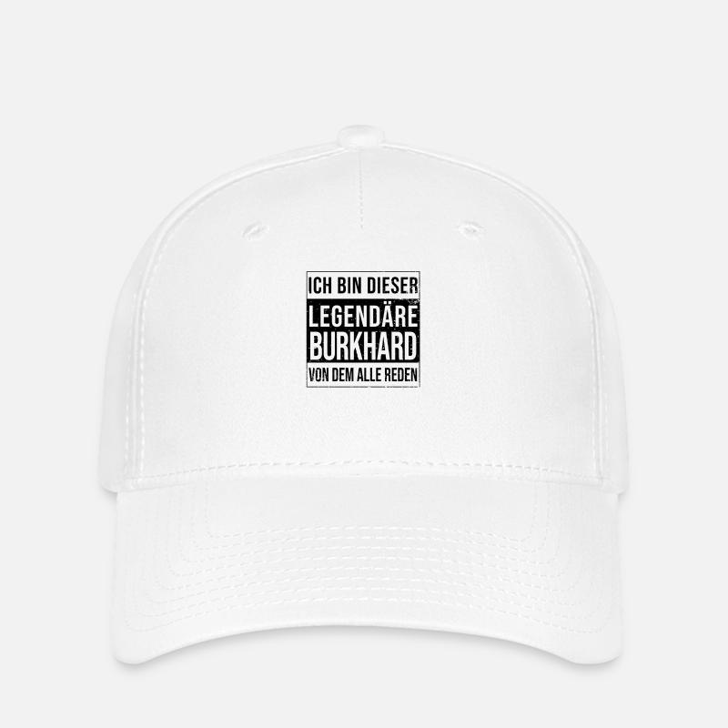 Je suis cette légende pour Burkhard - Casquette Flexfit - blanc