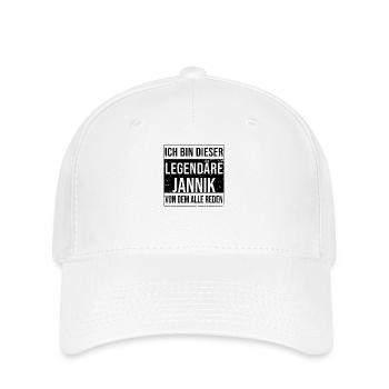 I'm this legendary for Jannik - Flexfit Cap - white - Front
