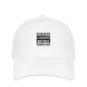 Ich bin dieser legendäre für Mathias - Flexfit Cap - Weiß - Vorne