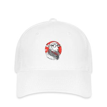The Cunning Sheep - Flexfit Cap - white - Front
