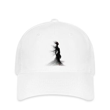 Black Horror Djinn with red eyes - Flexfit Cap - white - Front