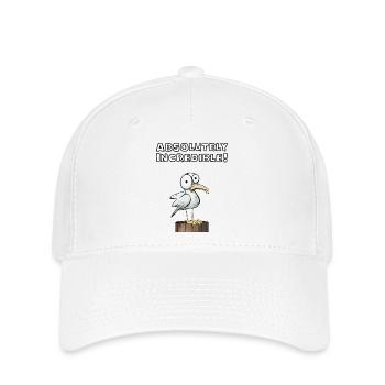 Absolument incroyable - Casquette Flexfit - blanc - Devant