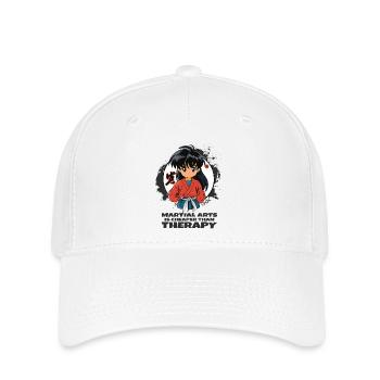 Martial arts are cheaper than therapy - Flexfit Cap - white - Front
