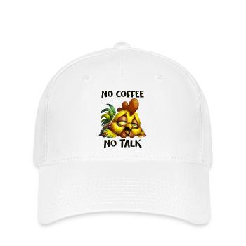 Nature Animal Poule Poulet Coloré Ferme Coq - Casquette Flexfit - blanc - Devant