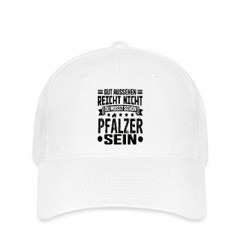Pfälzer Pfalz Rheinlandpfalz Pfälzer Spruch - Flexfit Cap - Weiß - Vorne