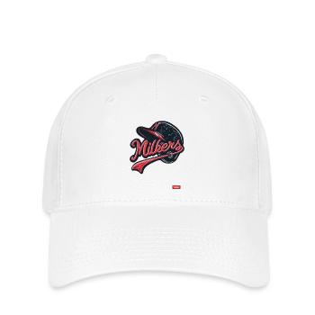 Parodie-Team der Baseball-Melker Milchmann - Flexfit Cap - Weiß - Vorne