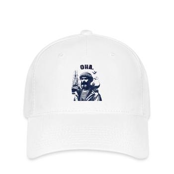 Oha - Friesische Norddeutsche Panikattake - Flexfit Cap - Weiß - Vorne