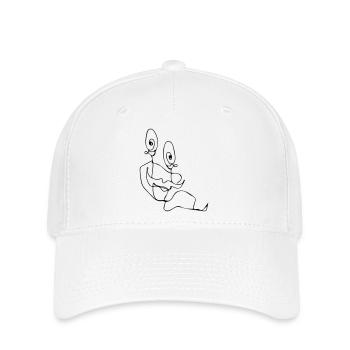 Schleimig - Flexfit Cap - Weiß - Vorne