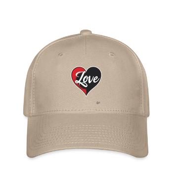 Cœur et amour - Casquette Flexfit - kaki - Devant
