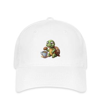 KEKSE, KAFFEEZEIT - Flexfit Cap - Weiß - Vorne