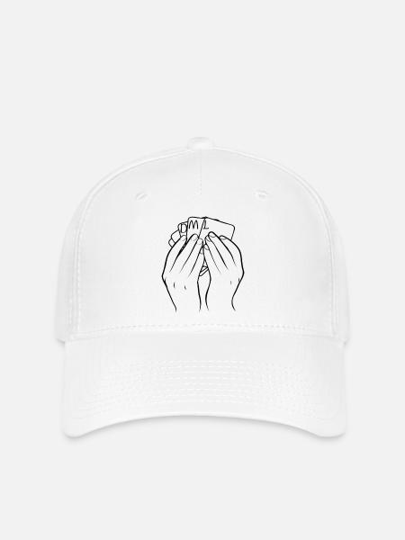 DML-Kartenspiel - Flexfit Cap - Weiß