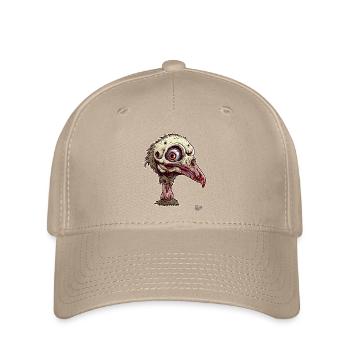 Oiseau d’autruche zombie oiseau - Casquette Flexfit - kaki - Devant