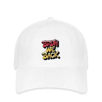 Prononciation et conception de texte de style rétro - Casquette Flexfit - blanc - Devant