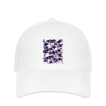 Ocean Camouflage – Meeresleben im Tarnstil - Flexfit Cap - Weiß - Vorne