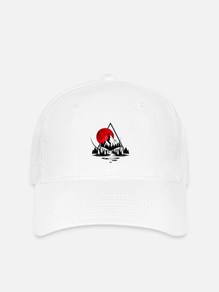 DEAW Triangel 3 - Flexfit Cap - Weiß