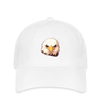Pygargue à tête blanche Weißkopfseeadler - Casquette Flexfit - blanc - Devant