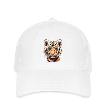 Tiger - Flexfit Cap - Weiß - Vorne