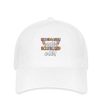 1 classe écolier rentrée scolaire Maternelle Kita E - Casquette Flexfit - blanc - Devant