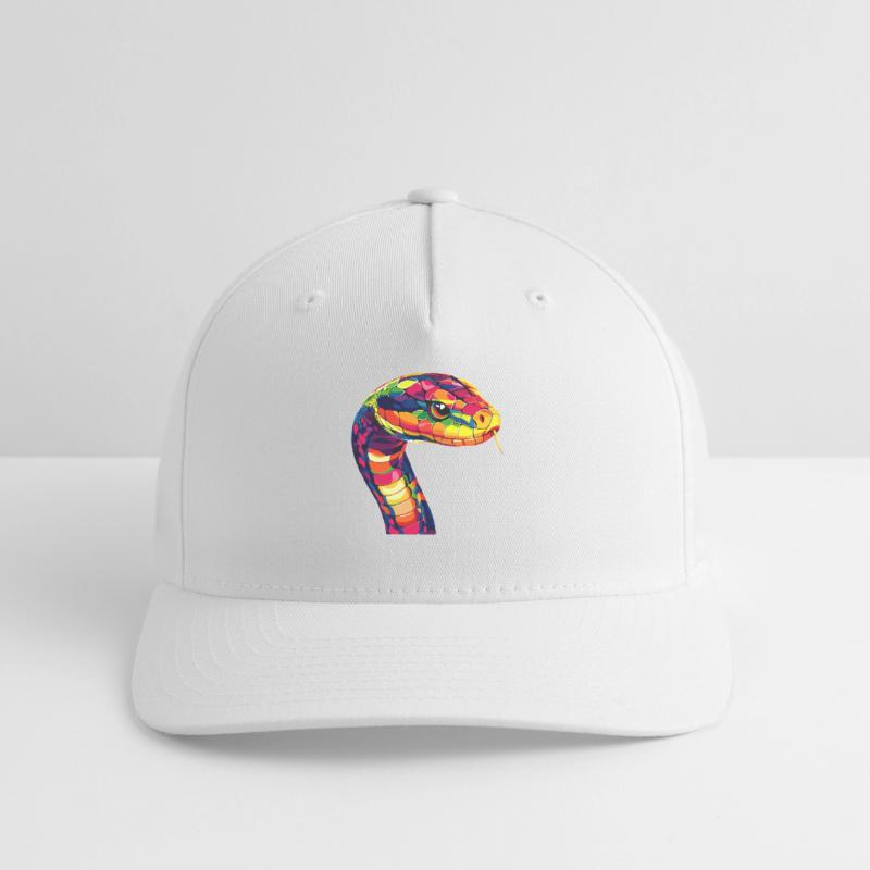 Snake Python Cobra Mamba Rattlesnake Snake Flexfit Cap