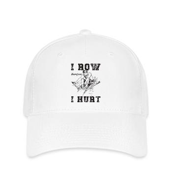 Équipe d’aviron Aviron amusant - Casquette Flexfit - blanc - Devant