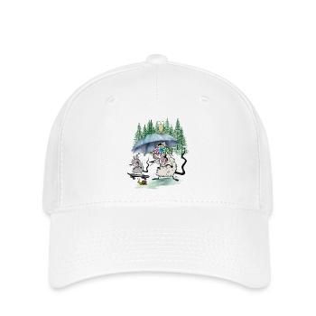 Famille Souris Excursion en forêt Loisir Rat Rats - Casquette Flexfit - blanc - Devant