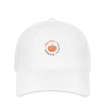 Grateful Pumpkin Design - Flexfit Cap - white - Front