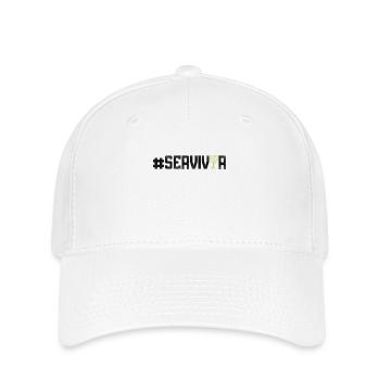 Funny Tennis Player Racket - Flexfit Cap - Weiß - Vorne