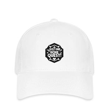 Just One More Quest - Flexfit Cap - white - Front