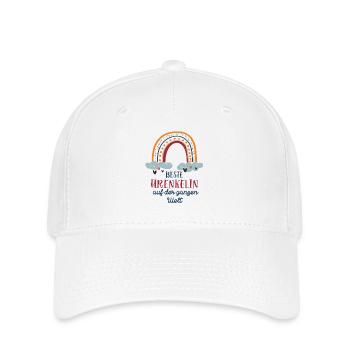Beste Urenkelin Mädchen Enkelkind Ur-Enkelin Enkel - Flexfit Cap - Weiß - Vorne