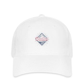Dallas Texas City United States Vintage USA - Flexfit Cap - white - Front