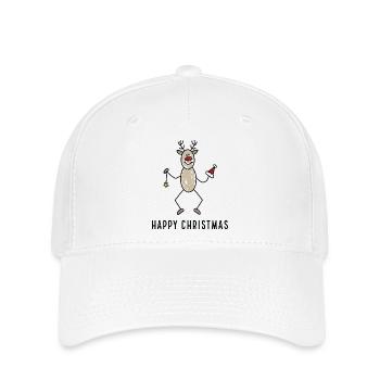 Happy Christmas - Flexfit Cap - white - Front