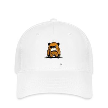 Drôle Sasquatch Bigfoot Yeti - Casquette Flexfit - blanc - Devant